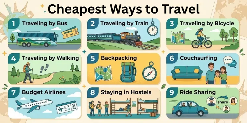 Cheapest Ways to Travel