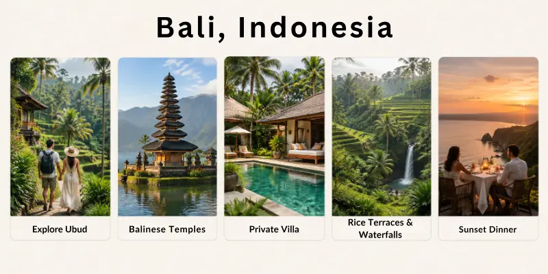 Bali Travel for Honeymoon