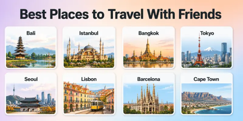 Best Places to Travel With Friends