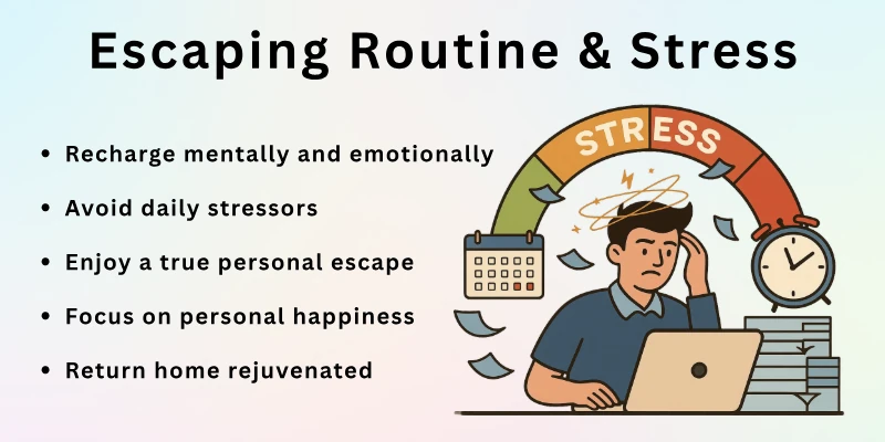 Escaping Routine & Stress