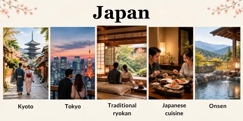 Japan Travel for Honeymoon