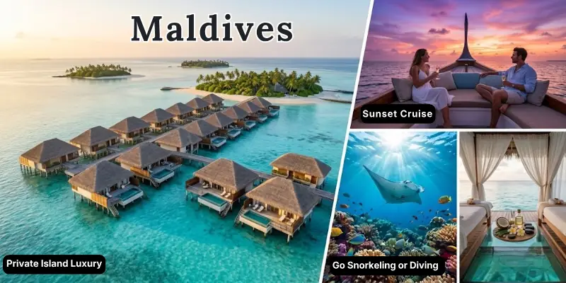 Maldives Travel for Honeymoon