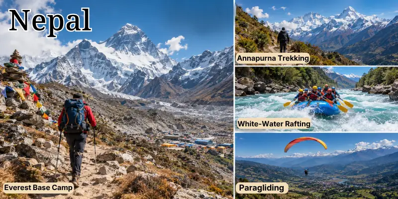 Nepal Travel for Adventure