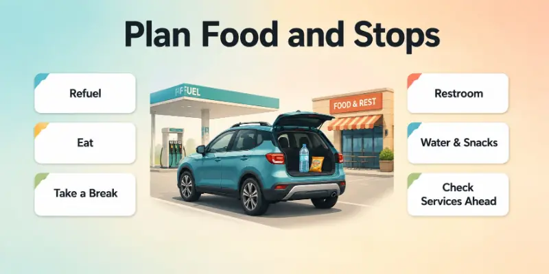 Plan Food and Stops