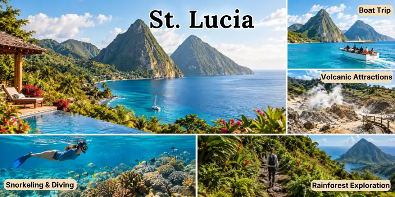 St. Lucia Travel for Honeymoon